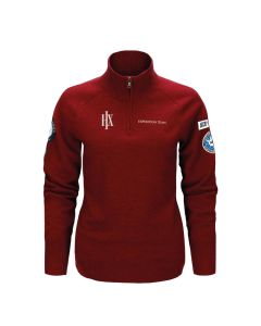 AMUNDSEN PEAK HALF ZIP WOMENS Ruby Red ET